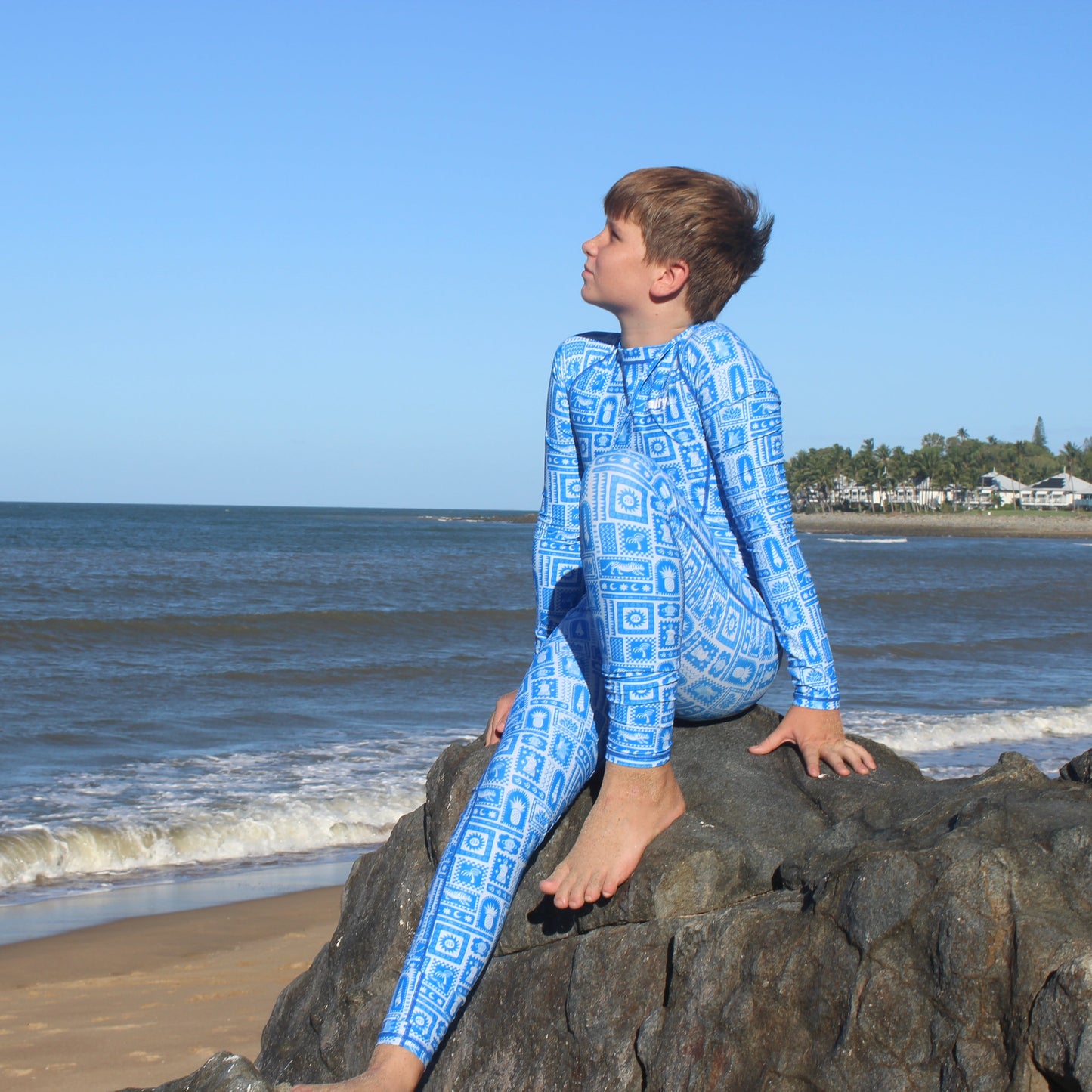 hamilton blue stinger suit teen