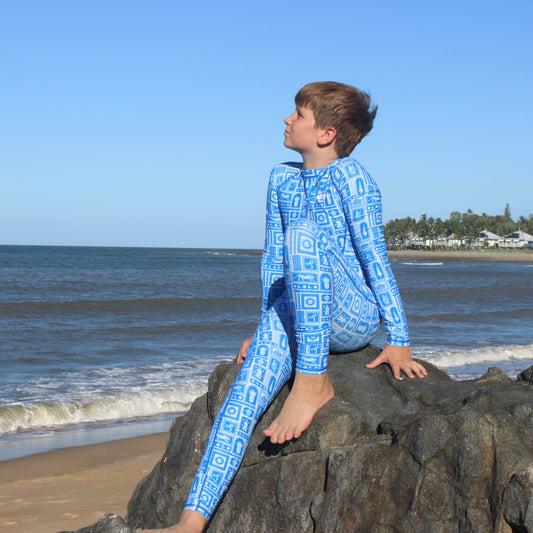 hamilton blue stinger suit teen